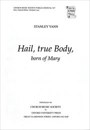 Cover for 

Hail, true Body, born of Mary






