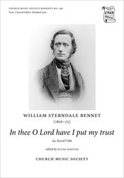 Cover for 

In thee O Lord have I put my trust






