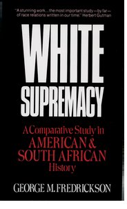 Cover for 

White Supremacy






