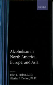 Cover for 

Alcoholism in North America, Europe, and Asia






