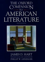 Cover for 

The Oxford Companion to American Literature






