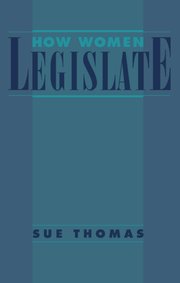Cover for 

How Women Legislate






