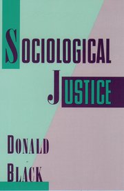 Cover for 

Sociological Justice






