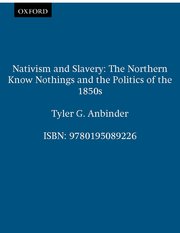 Cover for 

Nativism and Slavery






