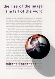 Cover for 

The Rise of the Image, the Fall of the Word






