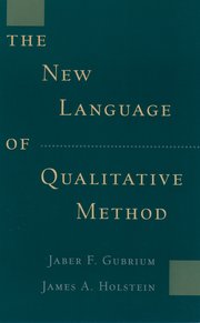 Cover for 

The New Language of Qualitative Method






