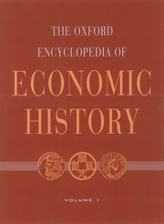 Cover for 

The Oxford Encyclopedia of Economic History






