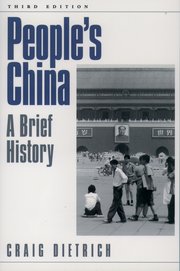 Cover for 

Peoples China






