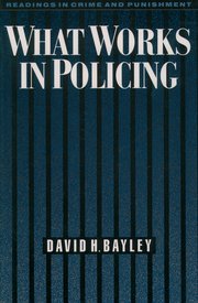 Cover for 

What Works in Policing






