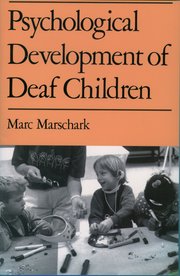 Cover for 

Psychological Development of Deaf Children






