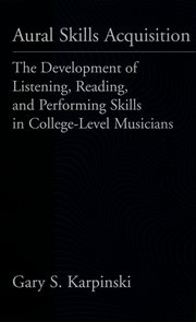 Cover for 

Aural Skills Acquisition






