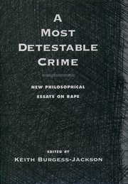 Cover for 

A Most Detestable Crime







