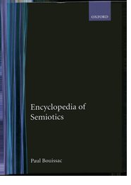 Cover for 

Encyclopedia of Semiotics







