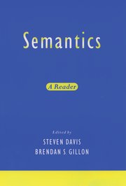 Cover for 

Semantics






