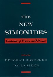 Cover for 

The New Simonides






