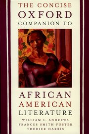Cover for 

The Concise Oxford Companion to African American Literature






