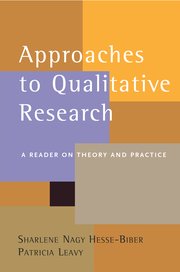 Cover for 

Approaches to Qualitative Research






