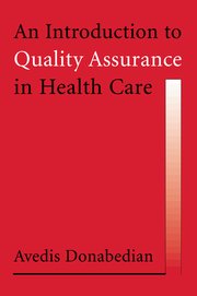 Cover for 

An Introduction to Quality Assurance in Health Care






