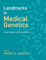 Cover for 

Landmarks in Medical Genetics






