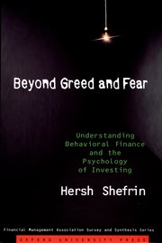 Cover for 

Beyond Greed and Fear






