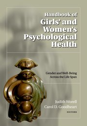 Cover for 

Handbook of Girls and Womens Psychological Health






