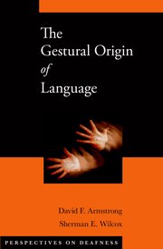 Cover for 

The Gestural Origin of Language






