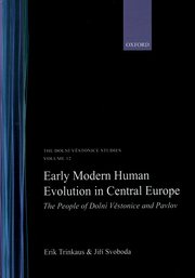 Cover for 

Early Modern Human Evolution in Central Europe






