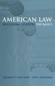 Cover for 

American Law in a Global Context







