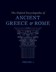 Cover for 

The Oxford Encyclopedia of Ancient Greece and Rome






