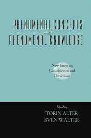 Cover for 

Phenomenal Concepts and Phenomenal Knowledge






