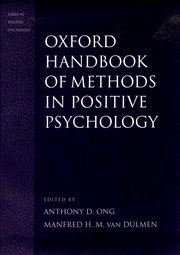 Cover for 

Oxford Handbook of Methods in Positive Psychology







