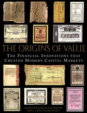 Cover for 

The Origins of Value






