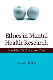 Cover for 

Ethics in Mental Health Research






