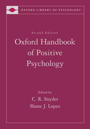 Cover for 

The Oxford Handbook of Positive Psychology






