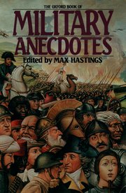 Cover for 

The Oxford Book of Military Anecdotes






