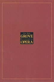 Cover for 

The New Grove Dictionary of Opera






