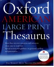 Cover for 

The Oxford American Large Print Thesaurus






