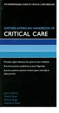 Cover for 

Oxford American Handbook of Critical Care






