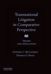 Cover for 

Transnational Litigation in Comparative Perspective






