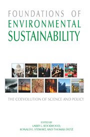 Cover for 

Foundations of Environmental Sustainability






