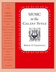 Cover for 

Music in the Galant Style






