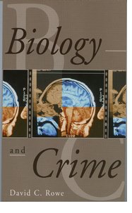 Cover for 

Biology and Crime







