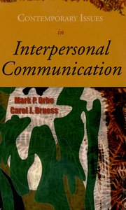 Cover for 

Contemporary Issues in Interpersonal Communication






