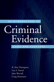 Cover for 

An Introduction to Criminal Evidence






