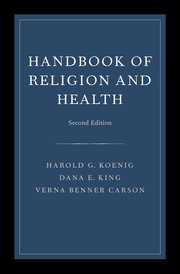 Cover for 

Handbook of Religion and Health






