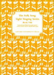 Cover for 

Folk Song Sight Singing Book 8






