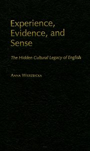 Cover for 

Experience, Evidence, and Sense






