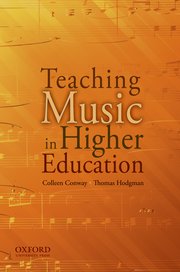 Cover for 

Teaching Music in Higher Education






