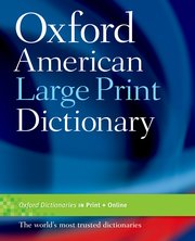 Cover for 

Oxford American Large Print Dictionary






