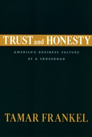 Cover for 

Trust and Honesty






